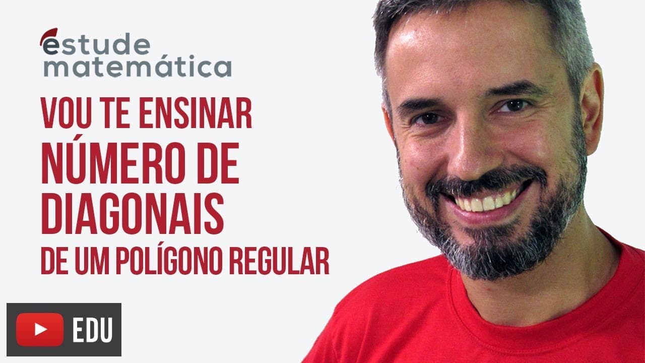 Thumbnail: Número de diagonais de um polígono regular [Geometria Plana: aula 7] – Vou te ensinar 78