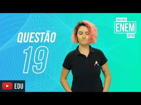 Thumbnail da aula: ENEM 2018 | Preconceito no futebol feminino | questão 19 (caderno amarelo)