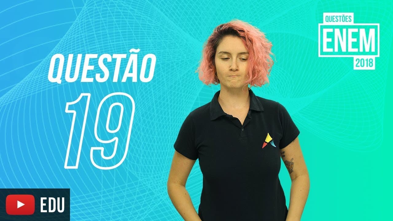 Thumbnail: ENEM 2018 | Preconceito no futebol feminino | questão 19 (caderno amarelo)