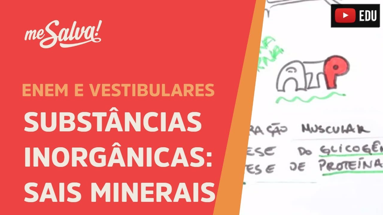 Thumbnail: Me Salva! CIT03 - Citologia - Substâncias inorgânicas: Sais minerais