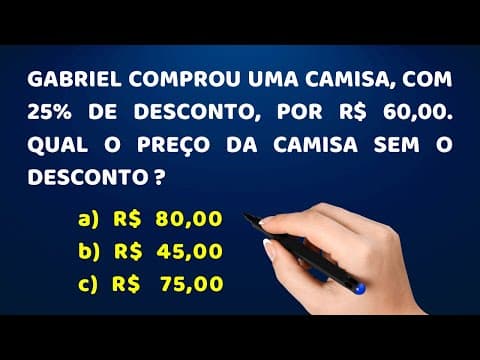 Thumbnail da aula: ⚠️ CUIDADO PARA NÃO FAZER ERRADO !! Matemática básica todo dia.📚🚀
