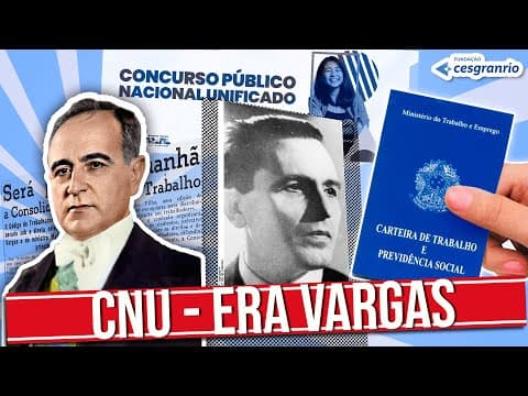 Thumbnail da aula: REALIDADE BRASILEIRA - CNU - BLOCO 8:  A ERA VARGAS