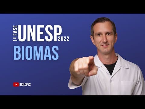 Thumbnail da aula: UNESP (2022) - A disposição e a distribuição dos estômatos nas folhas são adaptações das espécies...