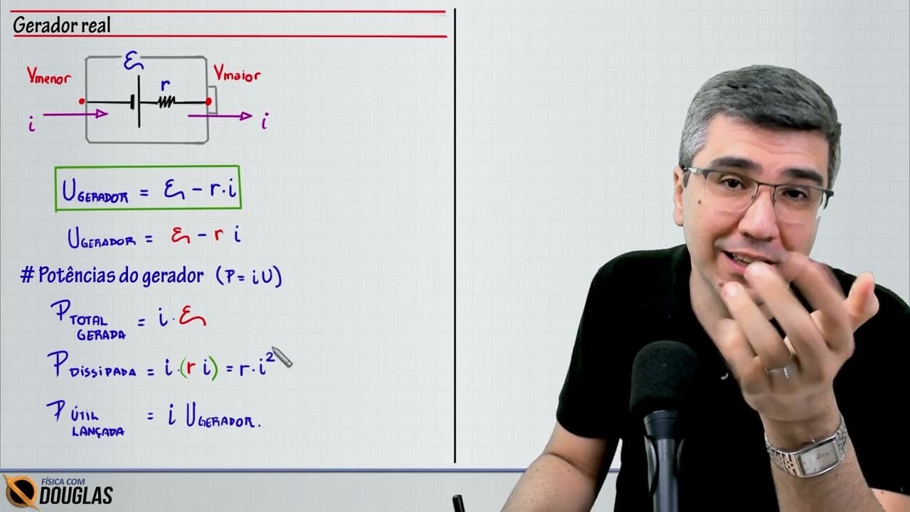 Thumbnail: Dia 4 - Geradores e receptores | Desafio Física no Enem: Domine Circuitos Elétricos em 5 Dias