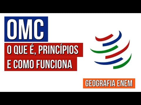 Thumbnail da aula: OMC: o que é, princípios e como funciona | Geografia para o Enem | Raphael Carrieri