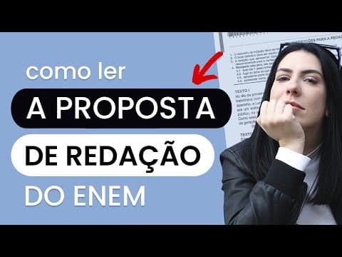 Thumbnail da aula: Como interpretar a proposta de redação do Enem?
