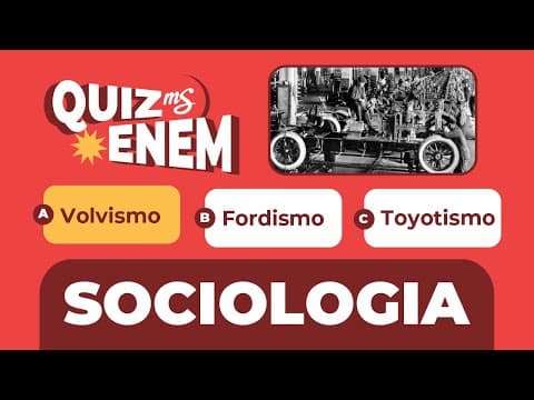Thumbnail da aula: Treinando Questões | Sociologia | QUIZ ENEM | Me Salva! ENEM