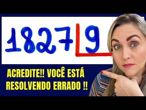 Thumbnail da aula: 😱O QUE NINGUÉM TE ENSINA! Matemática básica todo dia.📚🚀