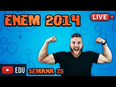 Thumbnail da aula: LIVE - ENEM 2014 - PROVA AZUL
