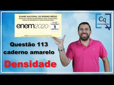 Thumbnail da aula: Resolução ENEM 2020  - Química  - Questão 113 As moedas despertam o interesse de colecionadores