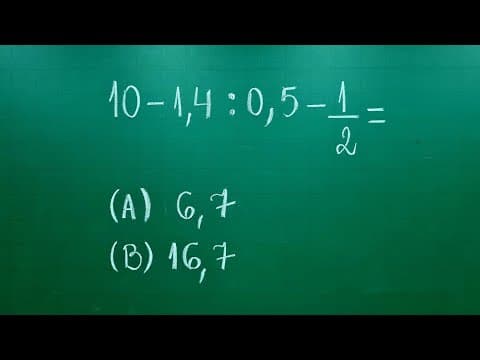 Thumbnail da aula: QUAL É A RESPOSTA? EXPRESSÃO NUMÉRICA COM DECIMAIS E FRAÇÃO - Professora Angela Matemática