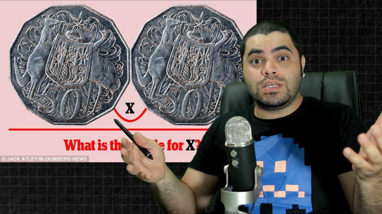 Thumbnail: VOCÊ CONSEGUE RESOLVER? Problema Viral Australiano sobre Medida de Ângulos num Dodecágono