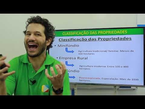 Thumbnail da aula: Geografia -  Estrutura Agrária