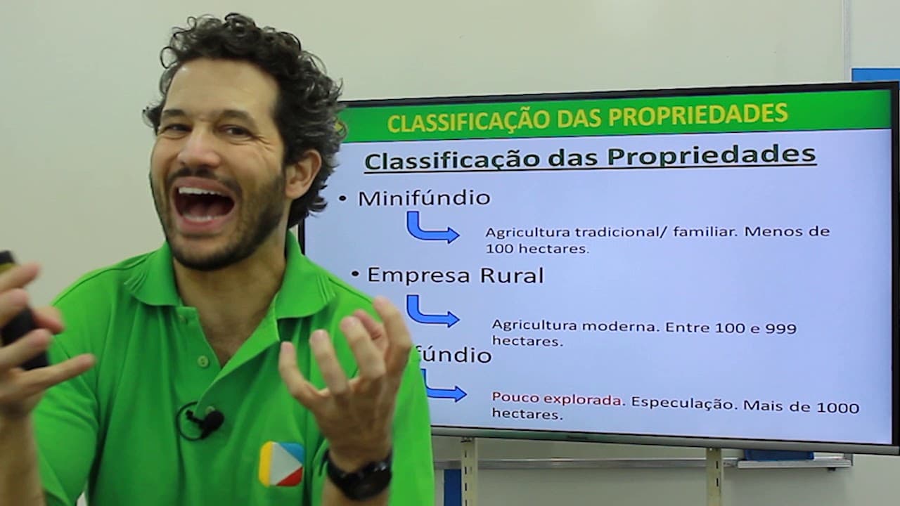 Thumbnail: Geografia -  Estrutura Agrária