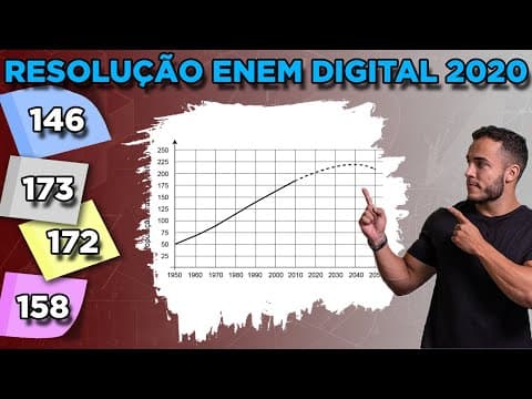 Thumbnail da aula: 🟢 Questão 146 - Caderno Azul | Interpretação de Gráfico | MATEMÁTICA ENEM DIGITAL 2020