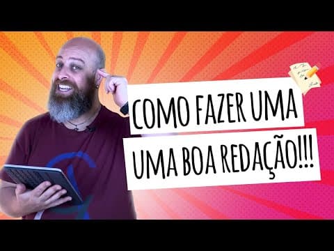Thumbnail da aula: 8 passos para uma Redação Nota 1000! - Professor Noslen