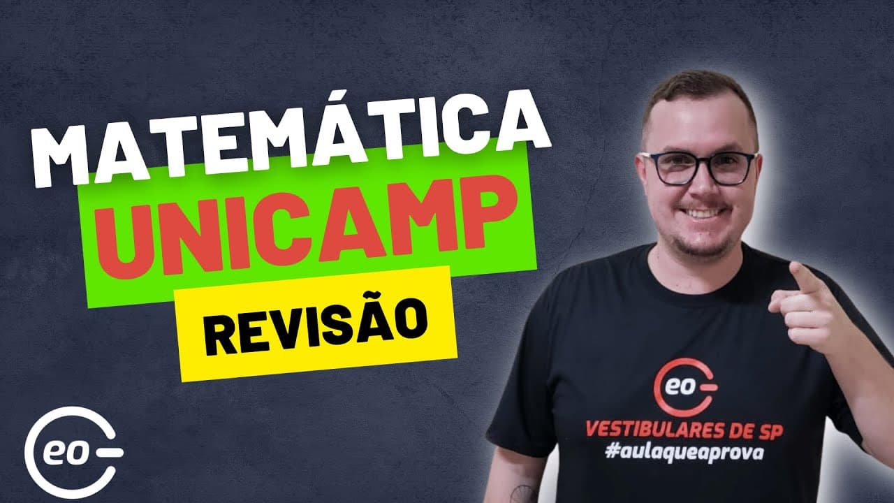 Thumbnail: REVISÃO UNICAMP 2025 | MATEMÁTICA | GABARITAGEO