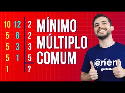 Thumbnail da aula: MÍNIMO MÚLTIPLO COMUM (MMC) | Resumo de Matemática para o Enem