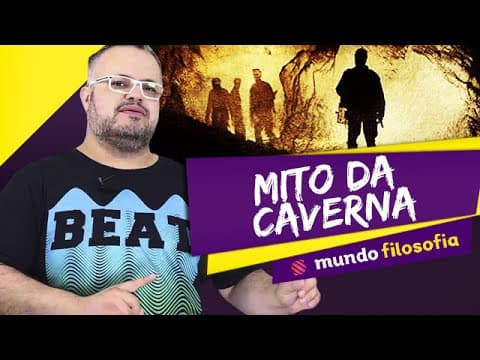 Thumbnail da aula: 💭 Teoria do Conhecimento (4/8): Mito da Caverna (Platão) - Filosofia - ENEM