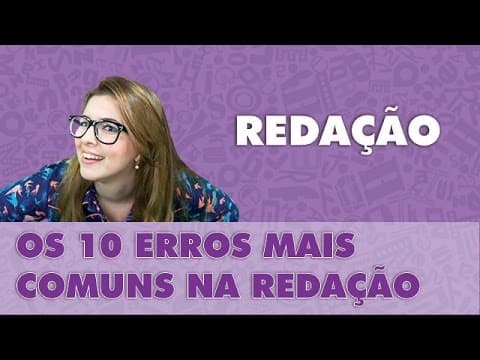 Thumbnail da aula: Prof. Pamba: Os 10 erros mais comuns que acabam com a sua nota - Redação #4