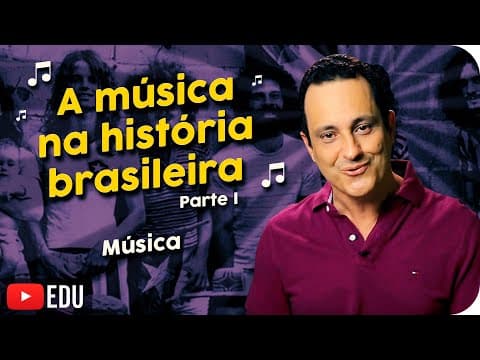 Thumbnail da aula: A Música na História Brasileira #1 | Por Rodrigo Faour