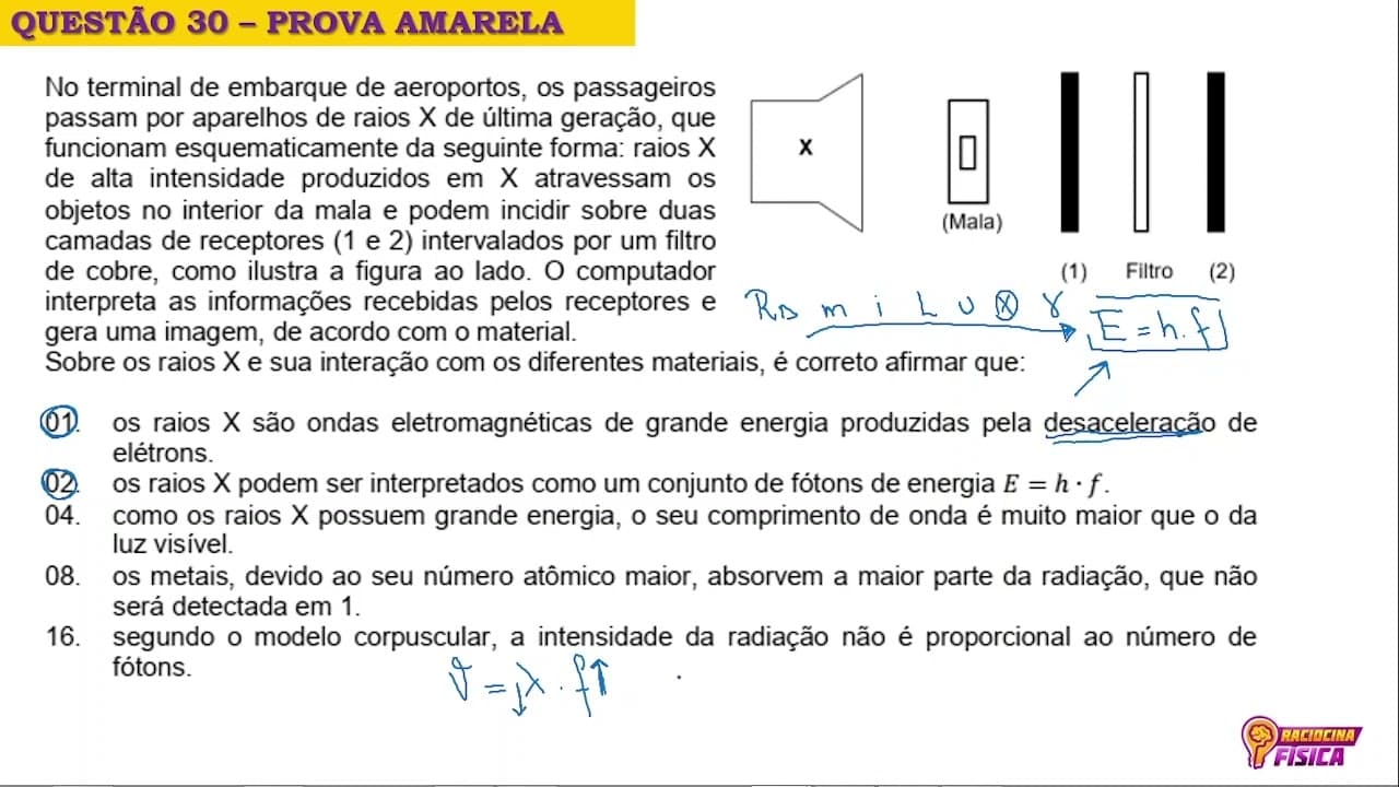 Thumbnail: Questão 30 UFSC 2022 - Prova Amarela