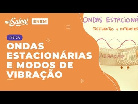 Thumbnail da aula: Ondas Estacionárias e Modos de Vibração Aula 12 OND12