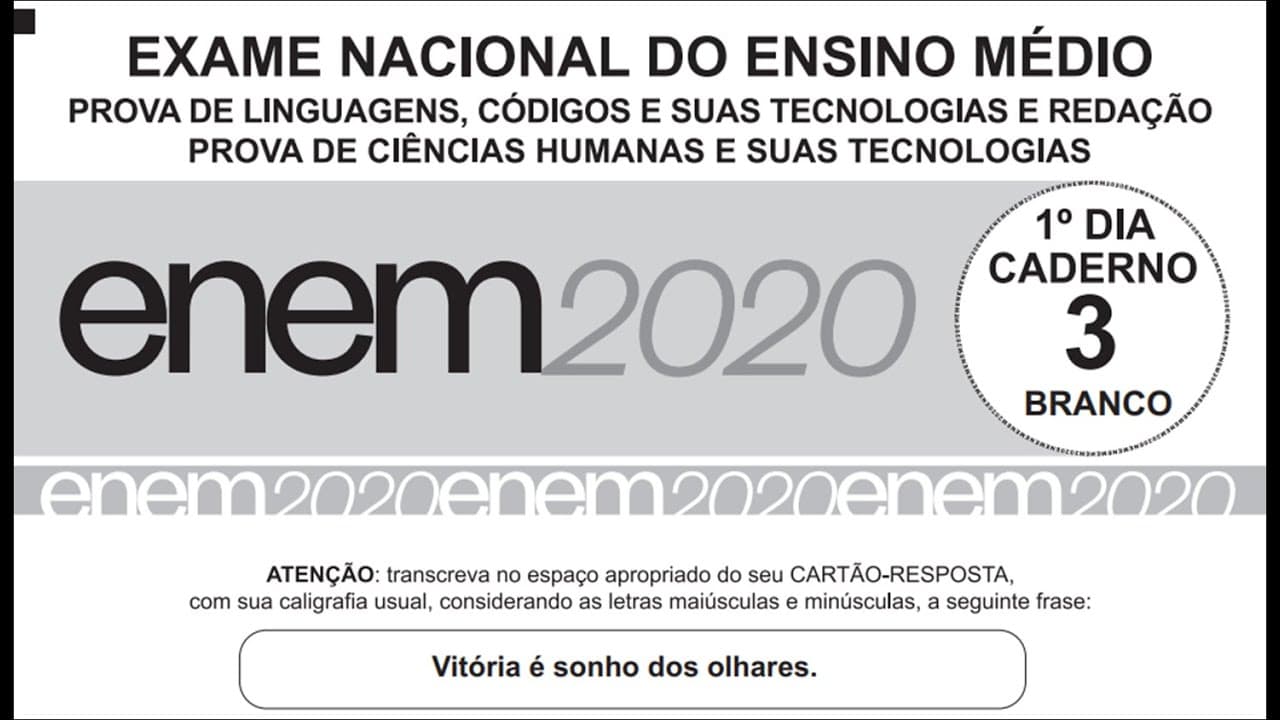 Thumbnail: Questão 19 ENEM 2020 1ª aplicação: Nessa campanha publicitária, a imagem da família e o texto...