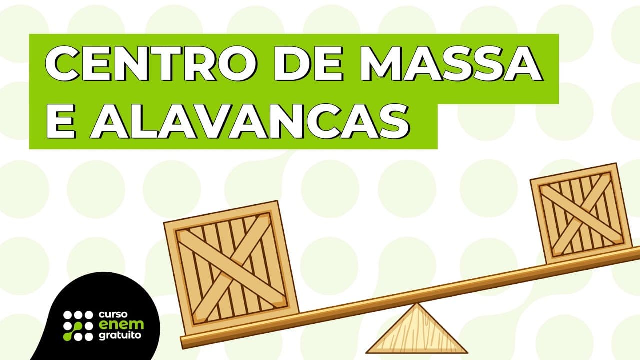 Thumbnail: CENTRO DE MASSA E ALAVANCAS | Física para o Enem | Flaverson Batista