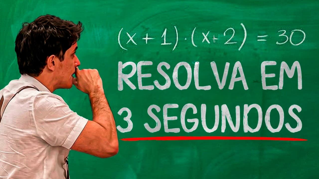 Thumbnail: Como resolver questões 10x mais rápido