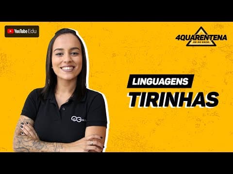 Thumbnail da aula: QUARENTENA: Tirinhas | Linguagens