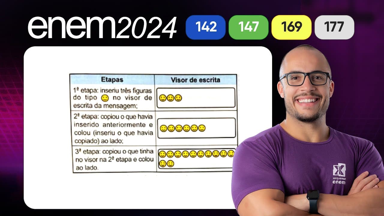 Thumbnail: Question 142 - Blue Booklet | Logic | MATHEMATICS ENEM 2024