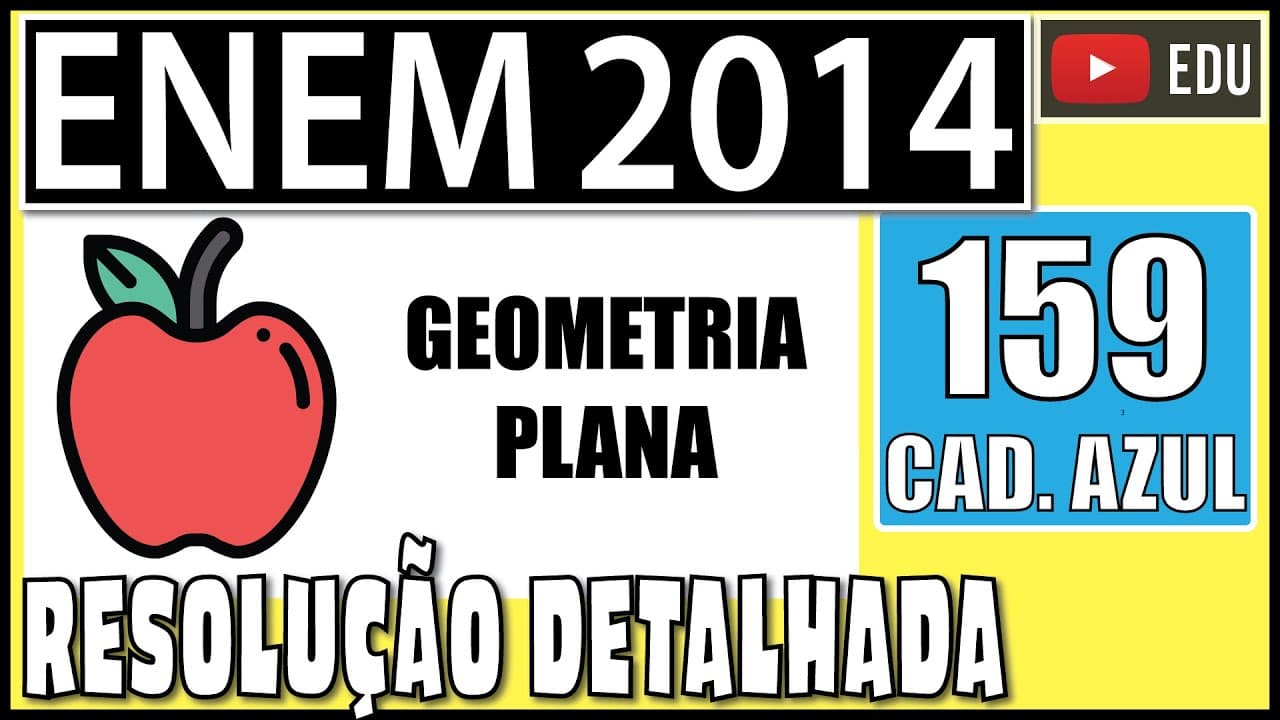 Thumbnail: [ENEM 2014] 159 📘 GEOMETRIA Uma pessoa possui um espaço retangular de lados 11,5 m e 14 m no