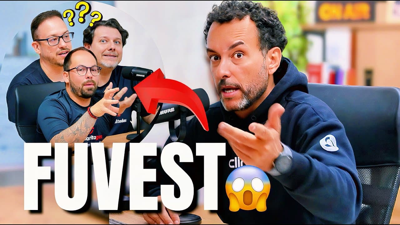 Thumbnail: O SIMULADO DA FUVEST MOSTROU QUE A PROVA SERÁ....