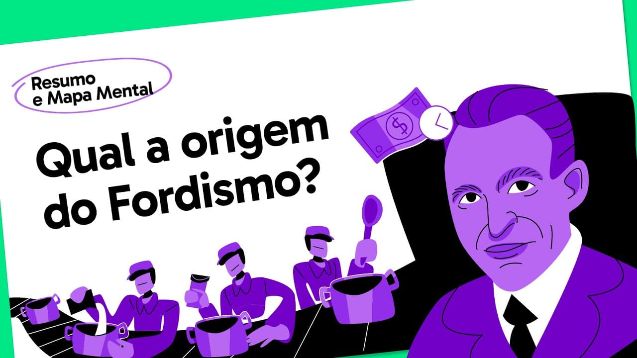 Thumbnail: Como Henry Ford Criou o Fordismo e Transformou a Indústria | Geografia para o ENEM