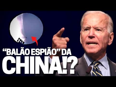 Thumbnail da aula: Balão espião da China nos EUA! Ucrânia cederá 20% do seu espaço? França não quer acordo Mercosul-UE