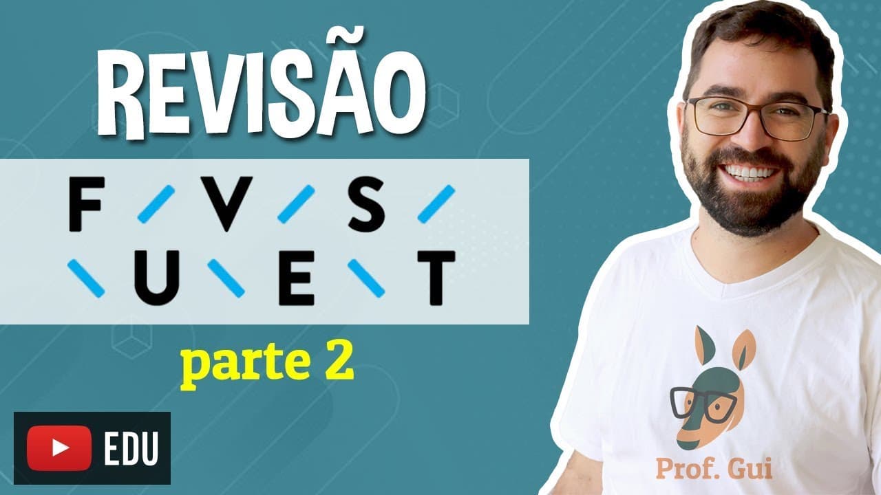 Thumbnail: Revisão Fuvest 2020: Primeira Fase. Parte 2 | Prof. Guilherme