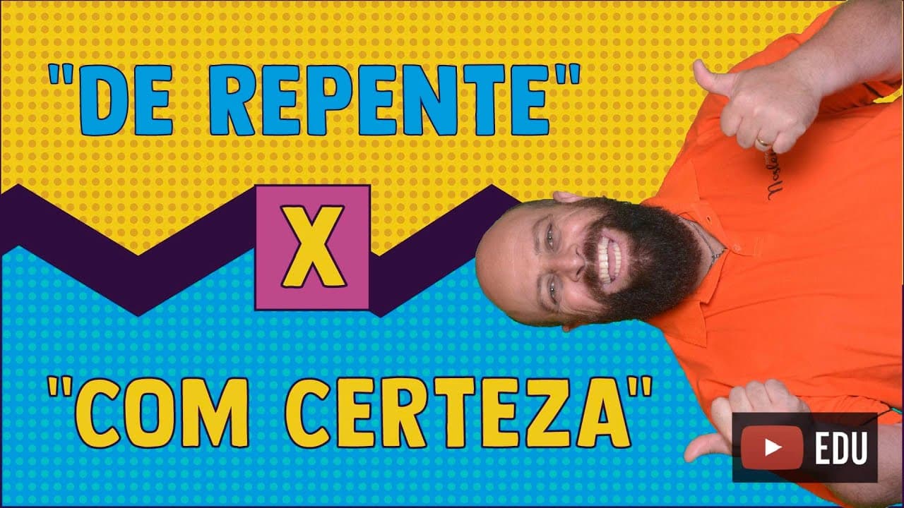 Thumbnail: Derrepente??? Concerteza??? Com Professor Noslen