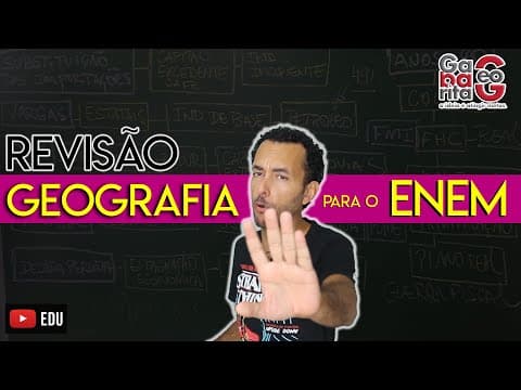 Thumbnail da aula: PODE CAIR NO ENEM 2020 | GEOGRAFIA |