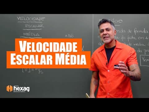 Thumbnail da aula: VELOCIDADE ESCALAR MÉDIA | Aprenda Física sem Complicação