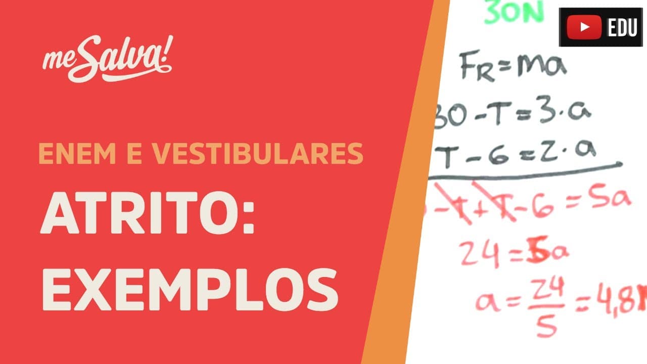Thumbnail: Força de Atrito: Exemplo 1 | ENEM e Vestibulares | Me Salva!
