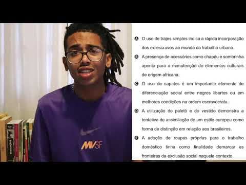 Thumbnail da aula: (ENEM 2011) Que aspecto histórico da escravidão no Brasil - Q. 29 do caderno azul - UFSM Resolve