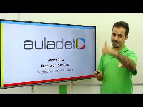 Thumbnail da aula: Matemática - Geometria Analítica: Secções Cônicas - Hipérbole