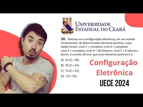 Thumbnail da aula: UECE 2024 | Configuração Eletrônica