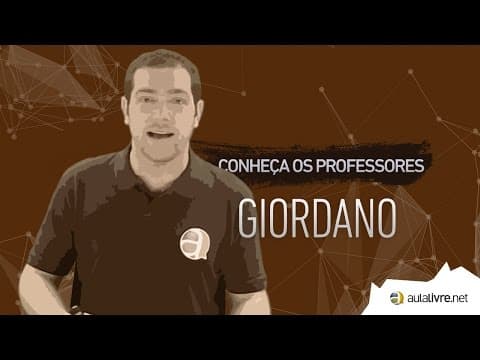 Thumbnail da aula: Conheça os Professores #16 - Giordano Bombardelli - Geografia - Guerra Fria