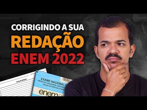 Thumbnail da aula: Corrigindo sua redação do ENEM 2022 | ProENEM