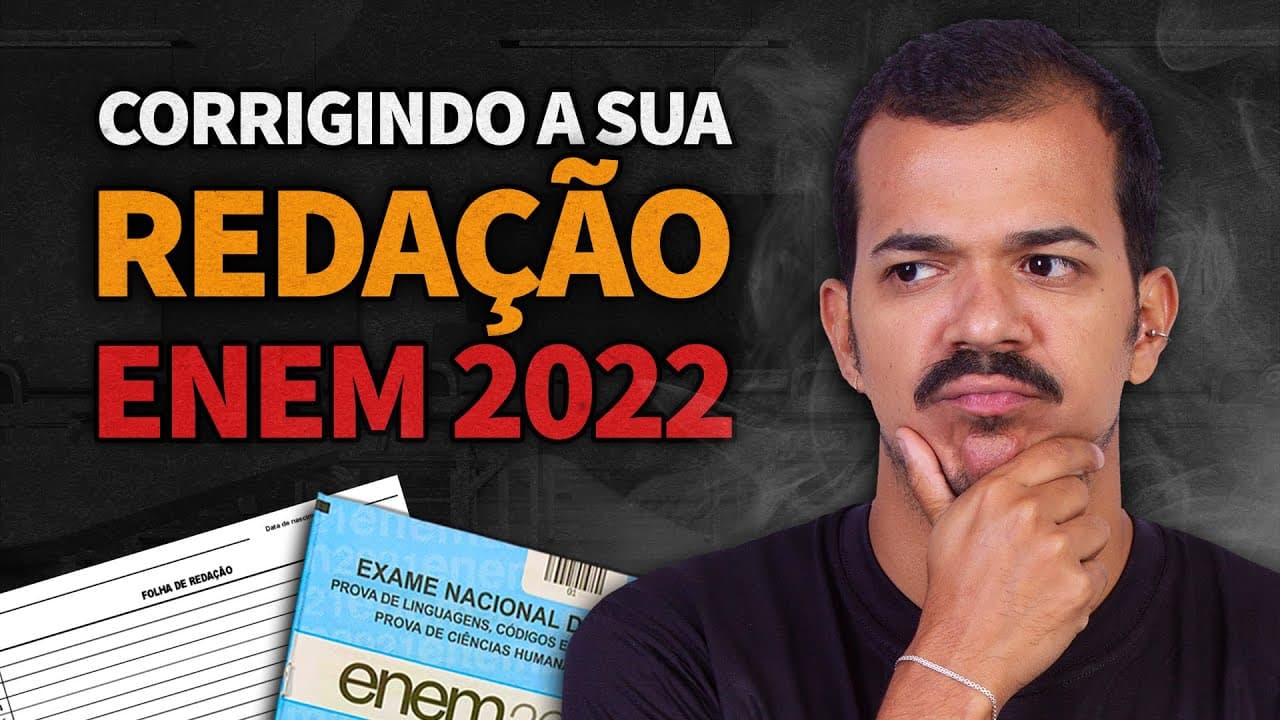 Thumbnail: Corrigindo sua redação do ENEM 2022 | ProENEM