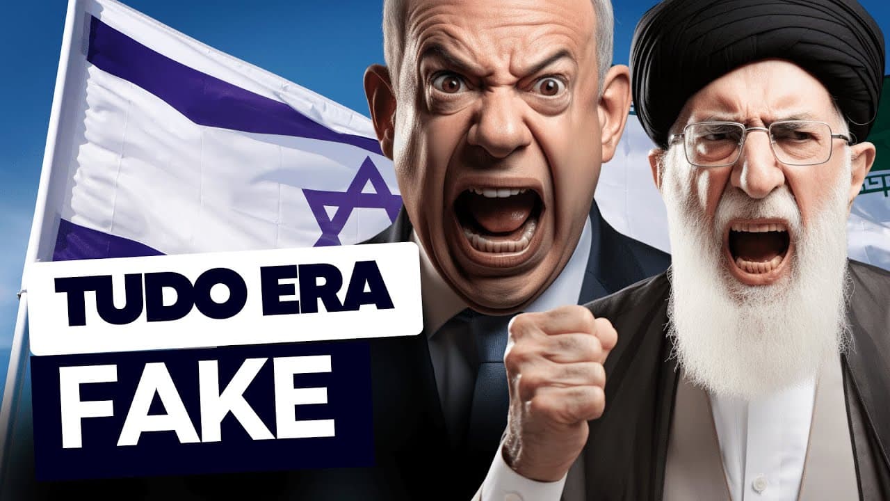 Thumbnail: o FIM do Irã e de Israel | Como pode ocorrer o conflito? | Geopolítica |