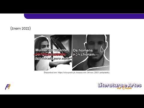 Thumbnail da aula: ENEM 2022 - Teoria Literária | A articulação entre os elementos verbais e os não verbais...