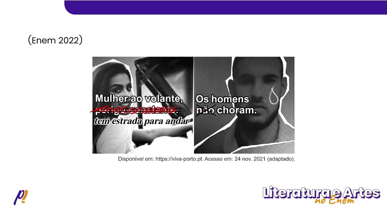 Thumbnail: ENEM 2022 - Teoria Literária | A articulação entre os elementos verbais e os não verbais...